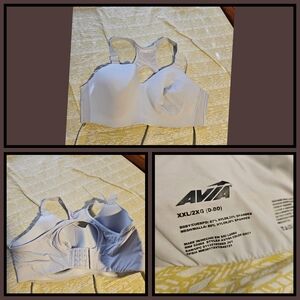 Avia Gray Sports Bra XXL
